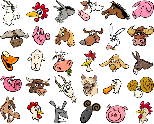 Galinha fazenda animal desenho animado ilustração imagem vetorial de  izakowski© 24162043