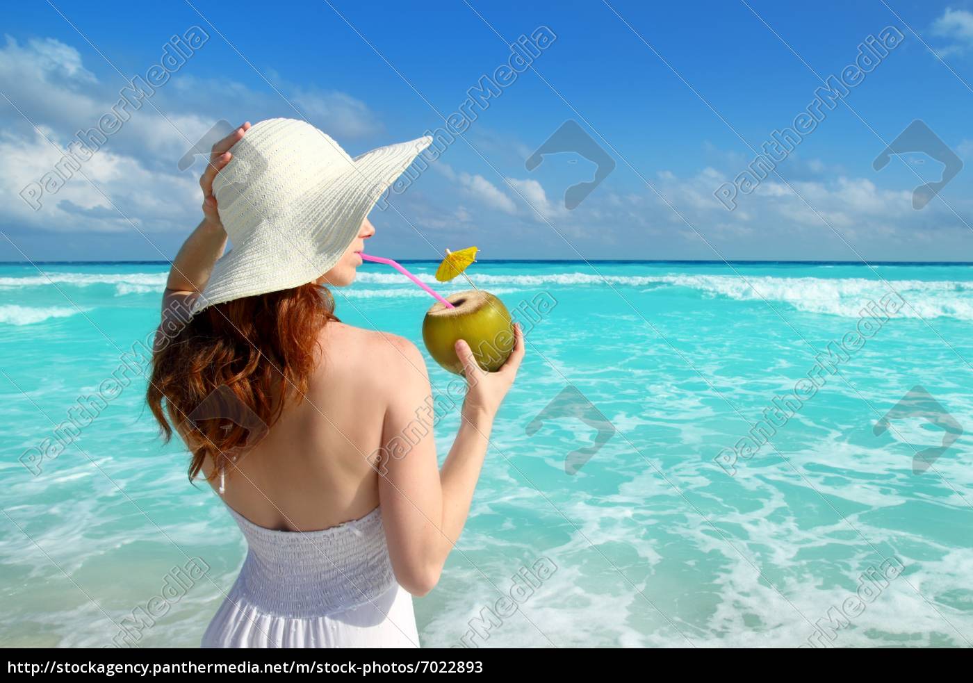 Mulher na praia