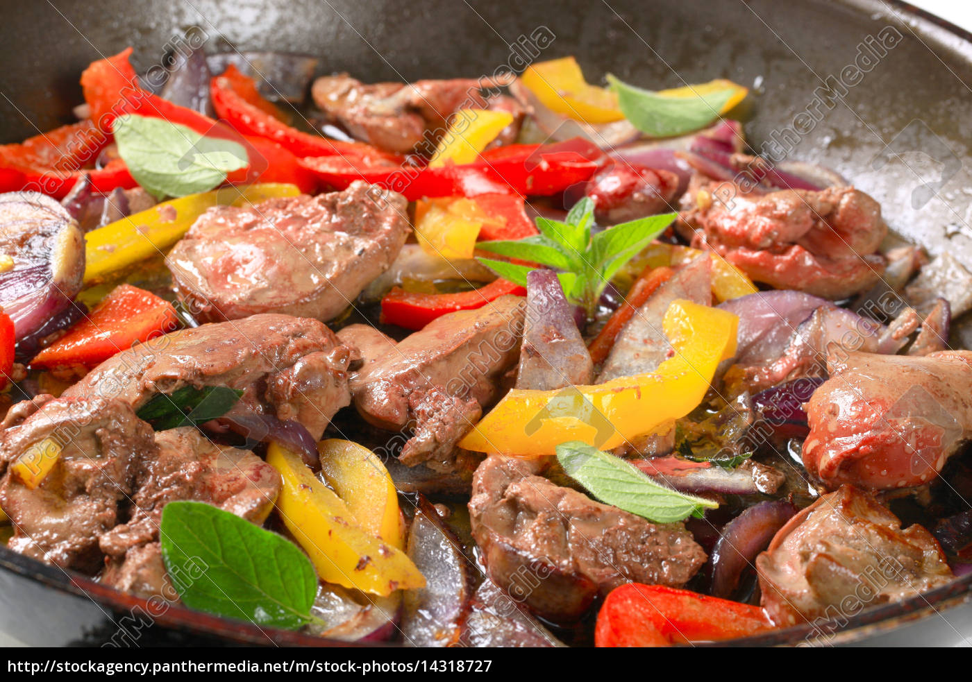 Frango fígado fritar - Stockphoto #14318727