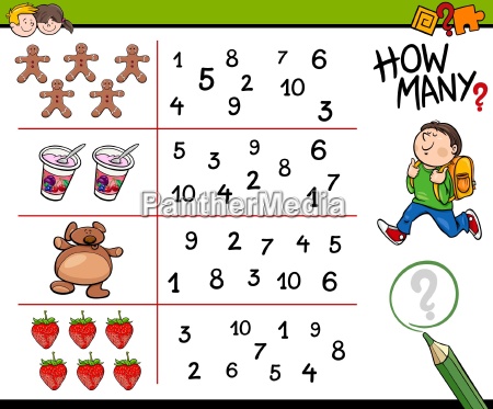 Desenhos Animados Do Cavalo Da Contagem E Do Fósforo Jogo Educacional Da  Matemática Para Crianças Ilustração do Vetor - Ilustração de teste, estudo:  111535738