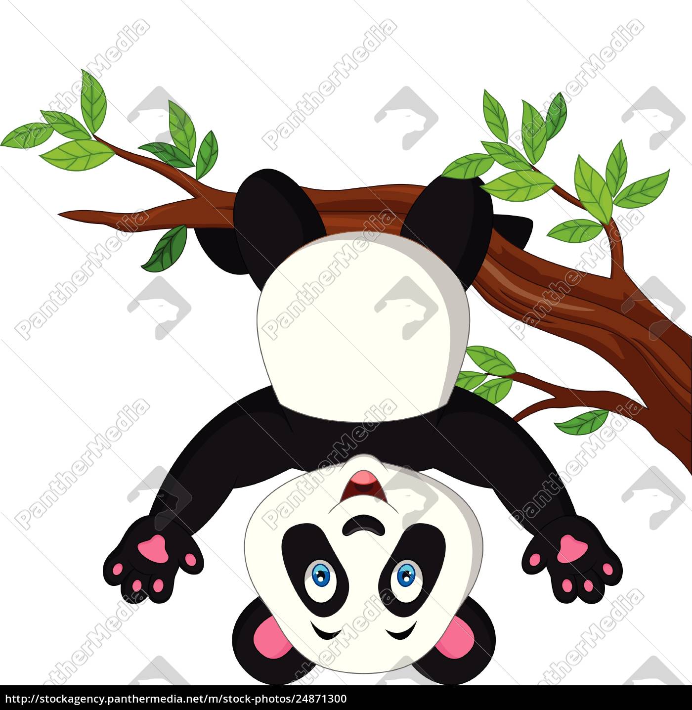 Vetores de Ilustração De Desenho Animado De Um Panda e mais imagens de  Animal - Animal, Animal selvagem, Bambu - iStock
