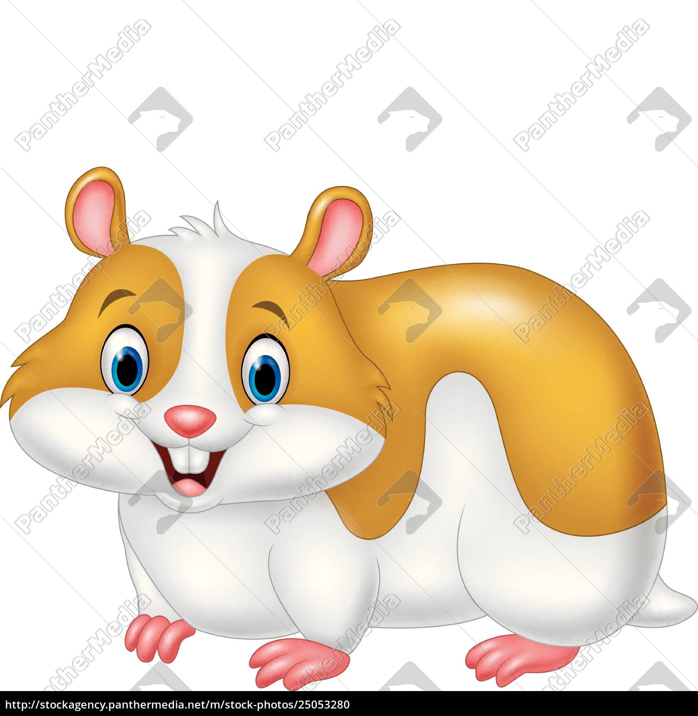 Fundo Desenho De Hamster De Desenho Animado Fácil E Fofo Fundo