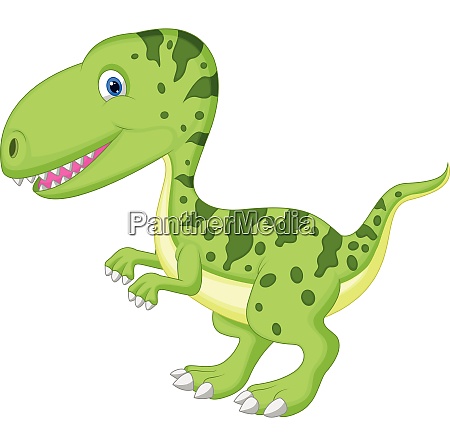 Desenho animado de dinossauro fofo - Stockphoto #27945621