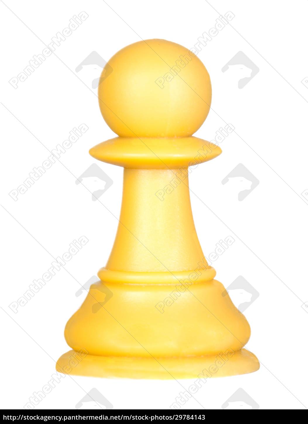 O peão branco peça de xadrez - Fotos de arquivo #29784143