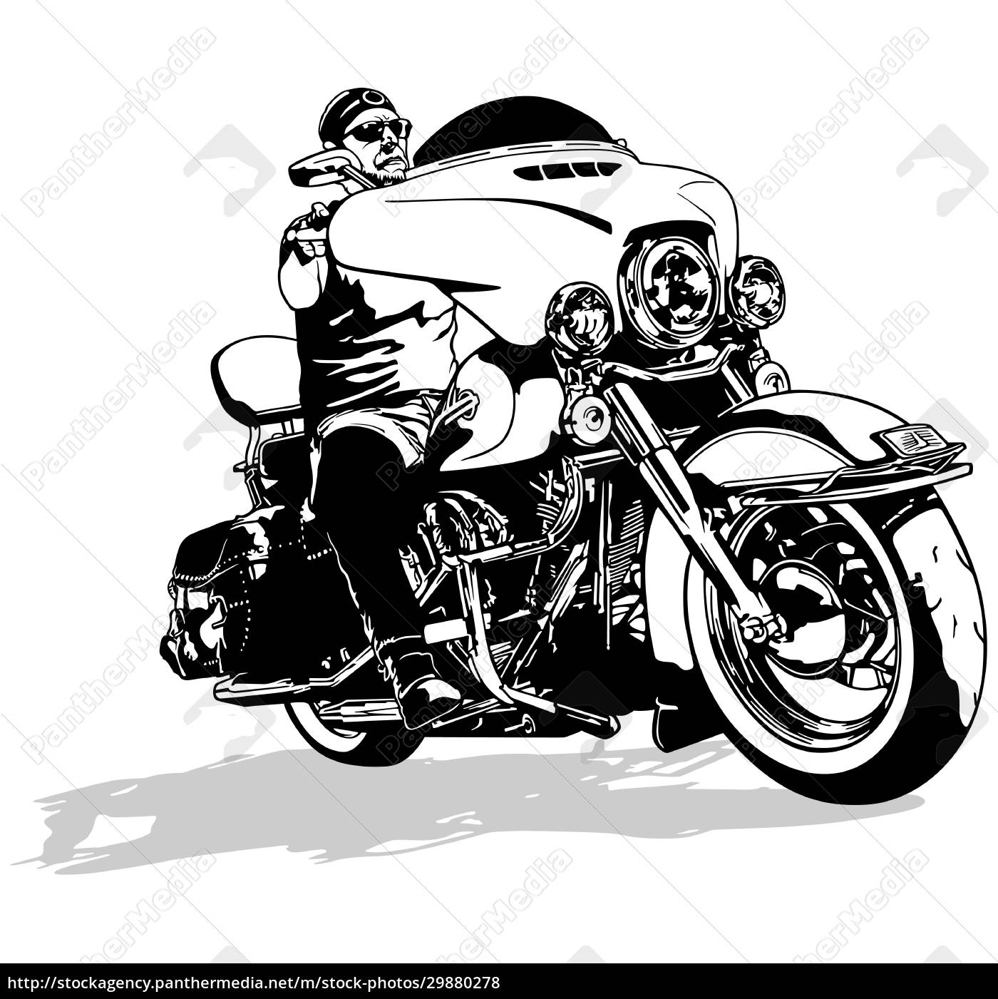 Desenho da motocicleta imagem vetorial de cteconsulting© 3984811